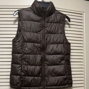 Banana Republic Dark Brown Quilted Vest